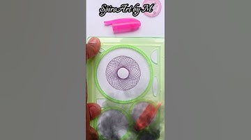 Watch the Magic of Spirograph Art 😍😍 #shorts #spirograph #asmr #art