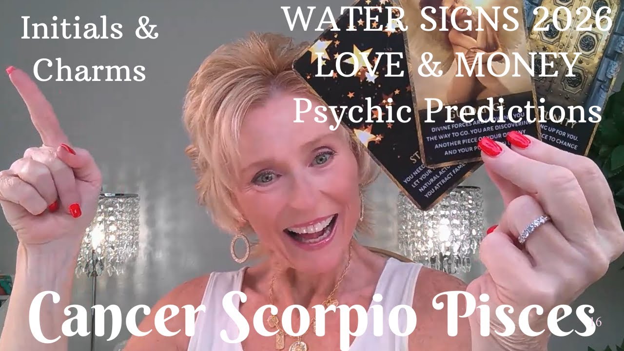 CANCER SCORPIO PISCES 🥳2026 NEW YEAR Psychic Predictions🤯🥳What's Coming In LOVE & MONEY😮💖WATER SIGNS
