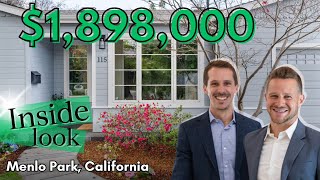 Inside Look $1,898,000 Menlo Park California Home. The Willows Neighborhood