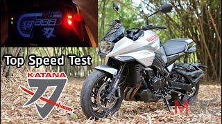Top Speed Test Suzuki Katana by MotoRival
