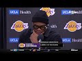 Russell Westbrook Postgame Interview | Los Angeles Lakers lose to the Houston Rockets 104-99
