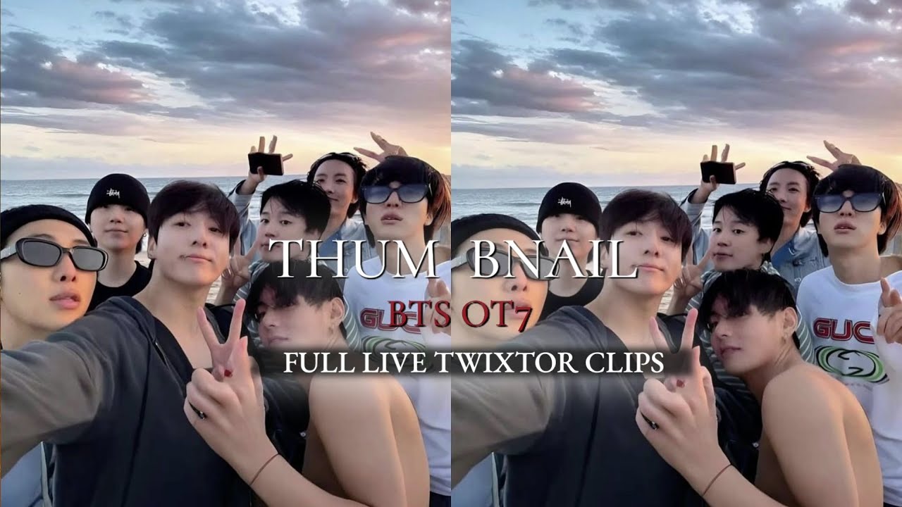 BTS OT7 LIVE TWIXTOR CLIPS FOR EDIT || 17.08.2025 || BTS LIVE