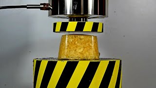 HYDRAULIC PRESS AGAINST ICE IN A CLOSED CONTAINER, THE MOST DURABLE ICE