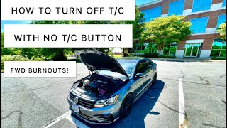 How to turn off Traction Control with NO T\/C Button