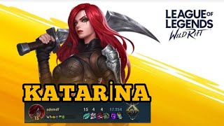 LoL mobile: wildrift Katarina gameplay