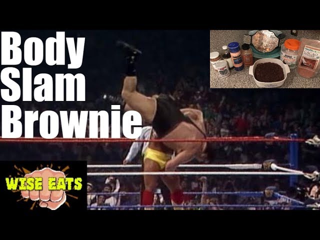 Wise Eats - Body Slam Sweet Potato Brownie Recipe Video - Healthy Brownie Dessert