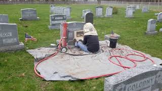 2019 onsite lettering death date engraving