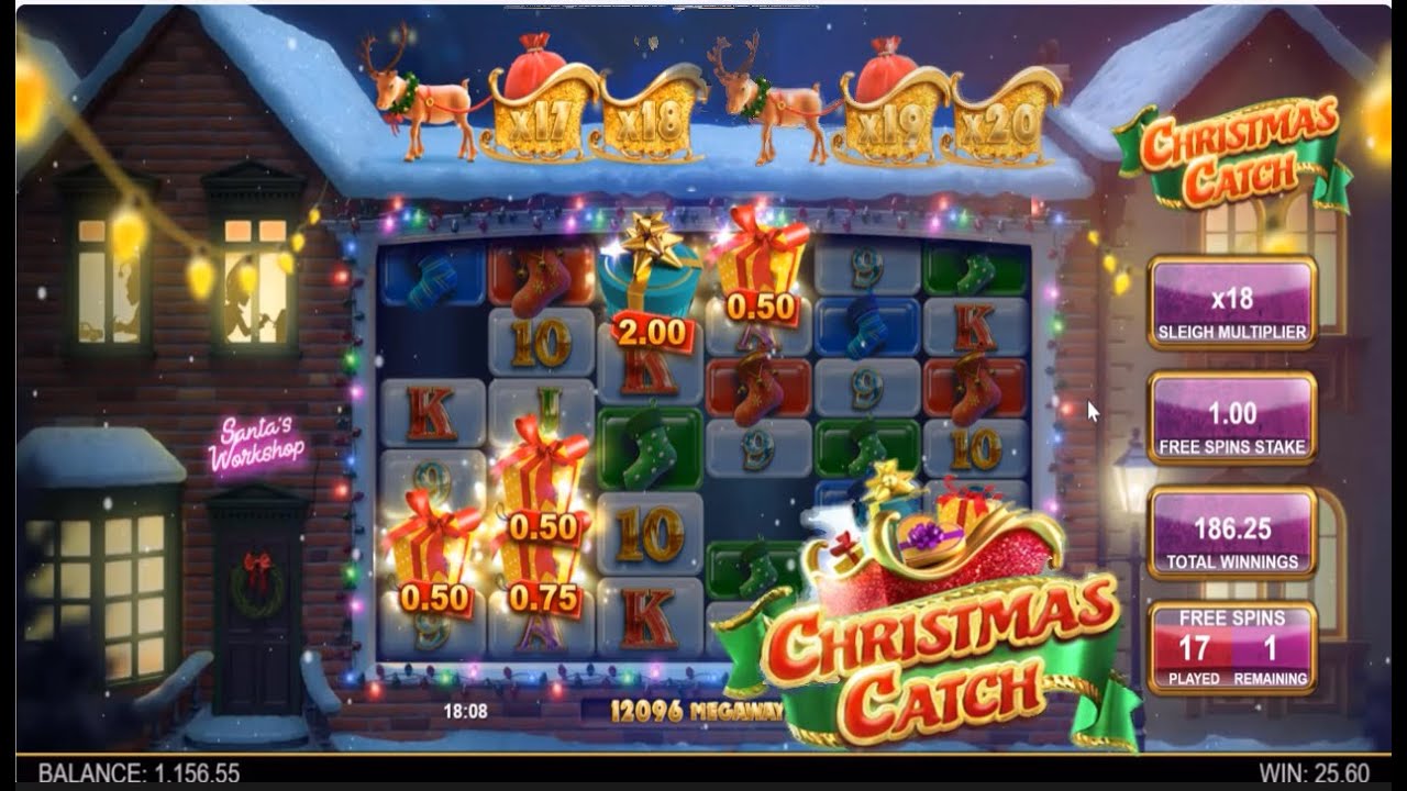 Christmas Catch Slot | Double Retrigger = Big Win?!
