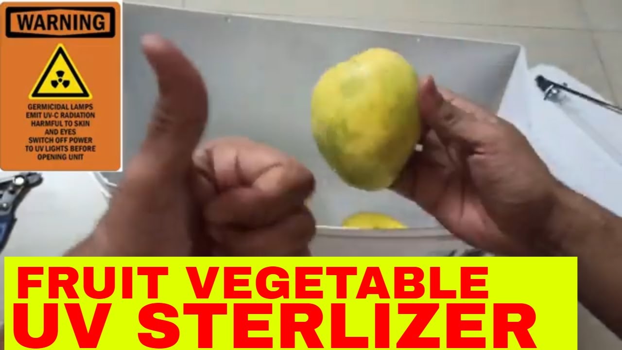 UV FRUIT AND VEGETABLE STERLIZER YouTube