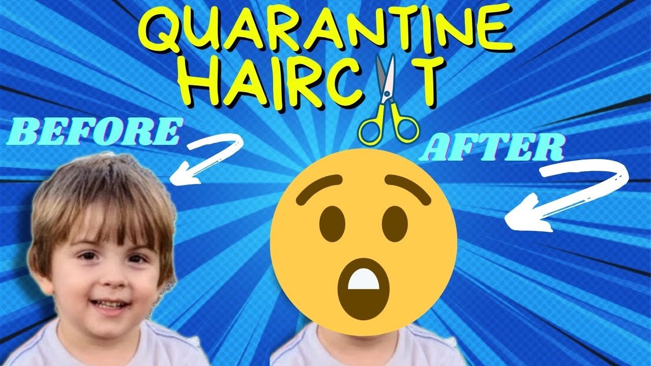 Quarantine Haircut Dad Cuts Child's Hair for the 1st Time Ever 😨