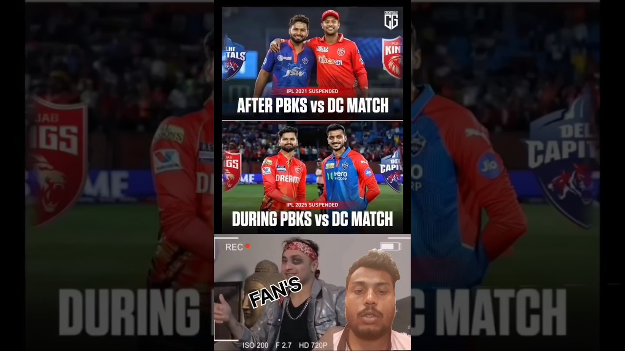 ipl 2021 was suspended after a      pbks vs dc match. now. ipl 2025 is suspended during 