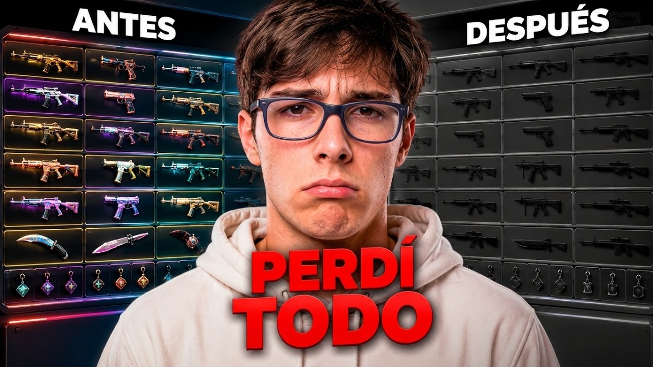 Eliminé TODAS mis skins de Valorant y esto pasó