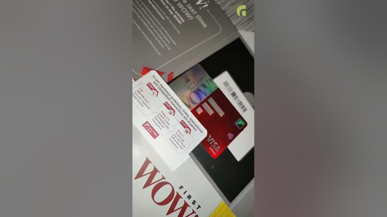 idfc-first-wow-credit-card-youtube