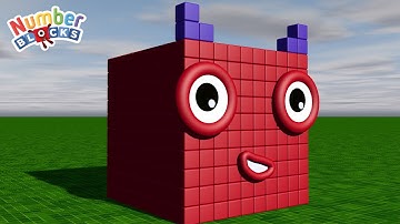 NumberBlocks Puzzle 1006 Inside Cube NumberBlocks Number Pattern