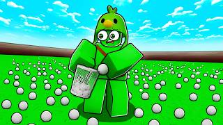 I Can't Leave Until I Collect EVERY Golf Ball in Roblox