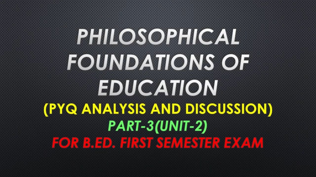 R.N. TAGORE'S PHILOSOPHICAL THOUGHT. #philosophy #education #exam #firstsemester #bedadmission2025