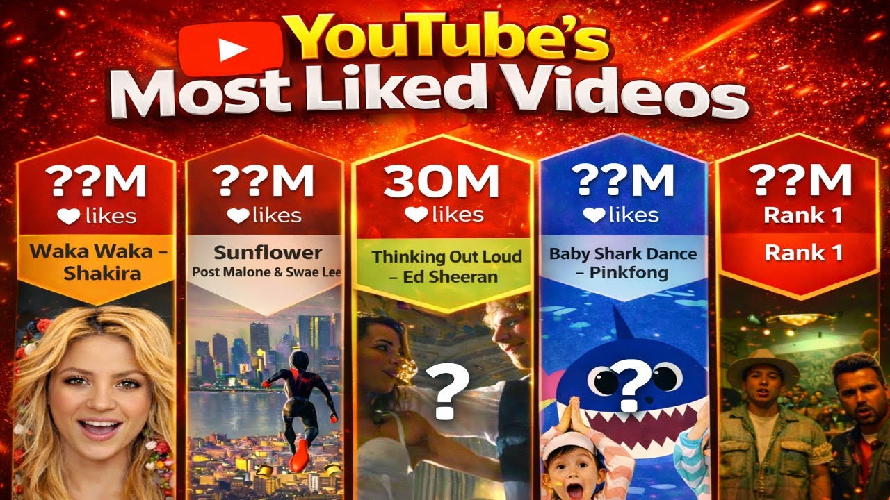 comparison - Youtub's Most _______M/B Liked Videos | #comparison # ...