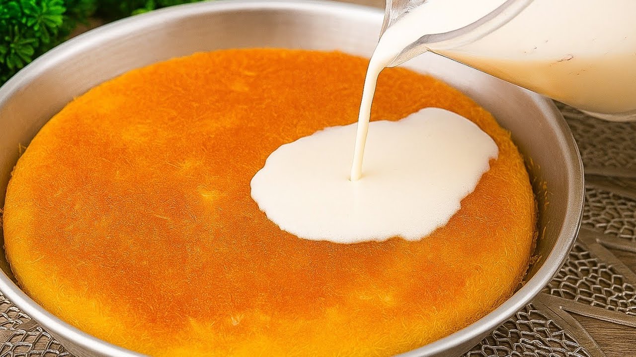 انزلي بالطشة عليها🔴 وانسي السمنة والشربات❌الكنافة بدون شربات وهنسقيها بصوص طعمة رهيب🔴 حلويات سهله