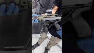 Brigade BM15 suppressed with folding adapter.