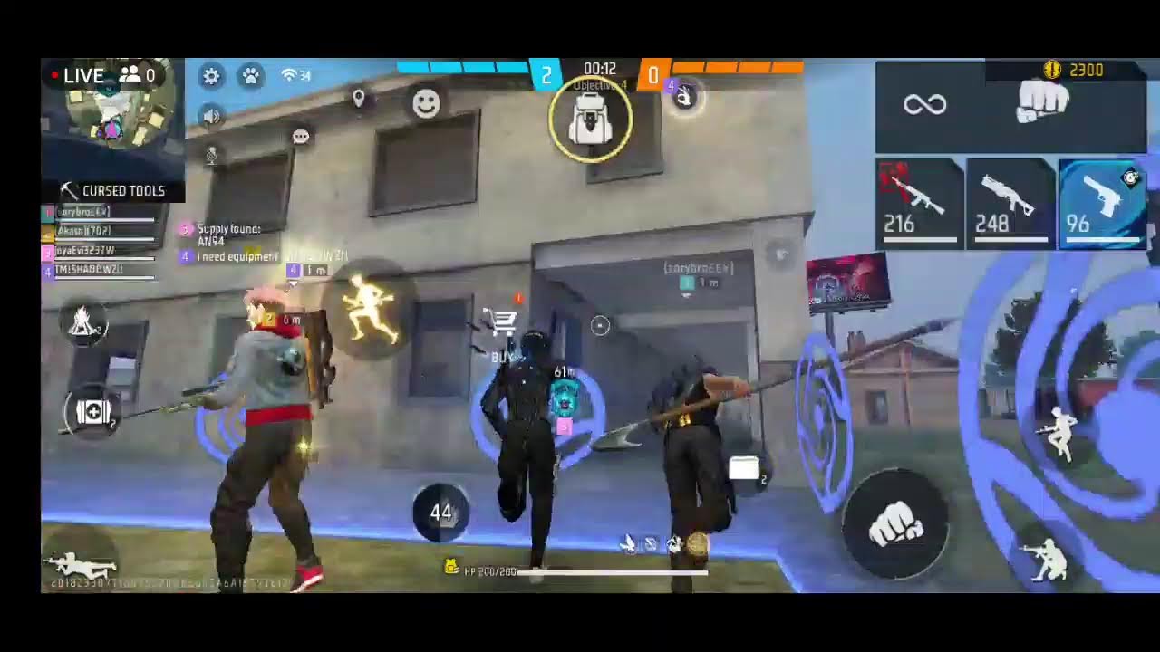 live free fire video