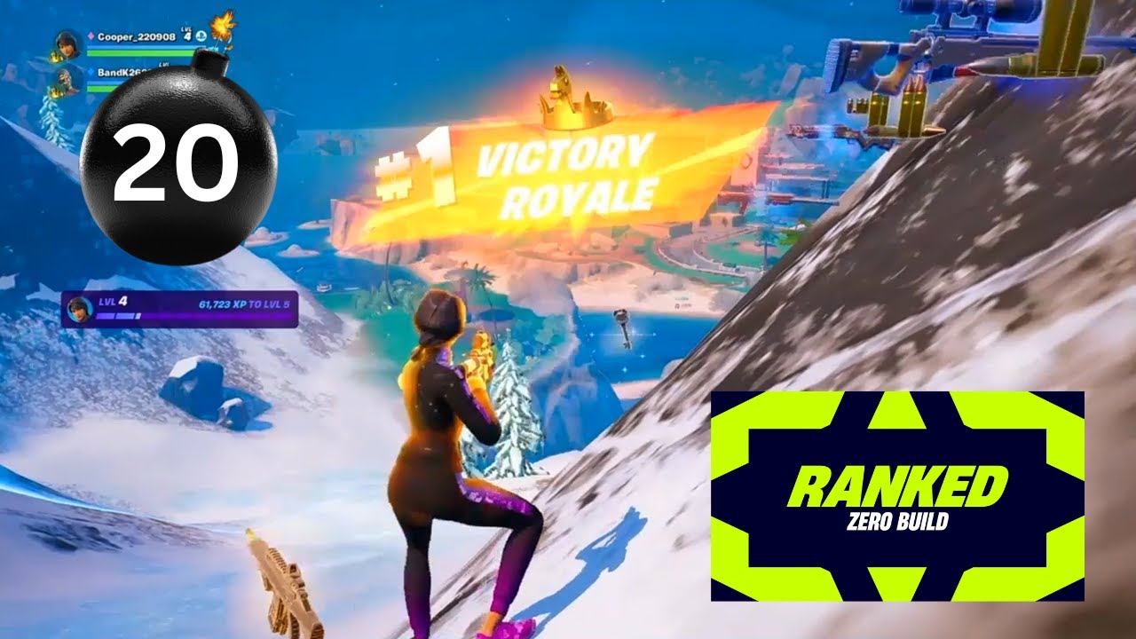 20 Bomb in Unreal Ranked Zero Build - YouTube