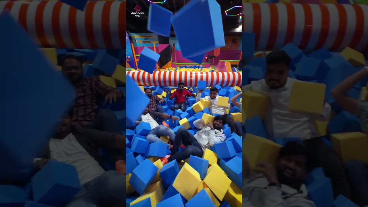 Pune's EPIC New Trampoline Park! Sky Jumper at Amanora Mall