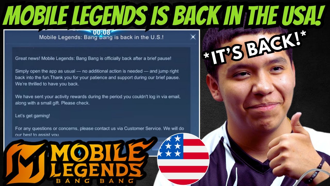 Bestplayer1's Reaction To MLBB Servers Getting Unbanned In the USA! MLBB North America is BACK!
