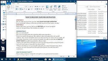 AppCheck Anti-Ransomware : Matrix Ransomware ([InkognitoMan@tutamail.com].{Random}-{Random}.NOBAD)