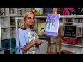 Lilacs in a Mason Jar Painting lesson with Victoria Gobel