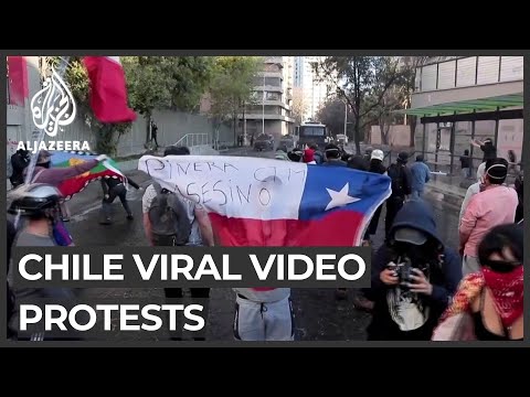 Chile: Protests after video showing police throw teen off bridge