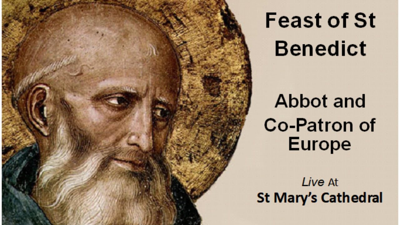 Feast of St Benedict YouTube