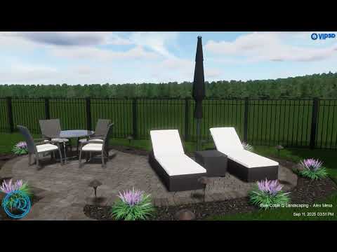 Mesa Residence (v1) 3D landscape design walkthrough