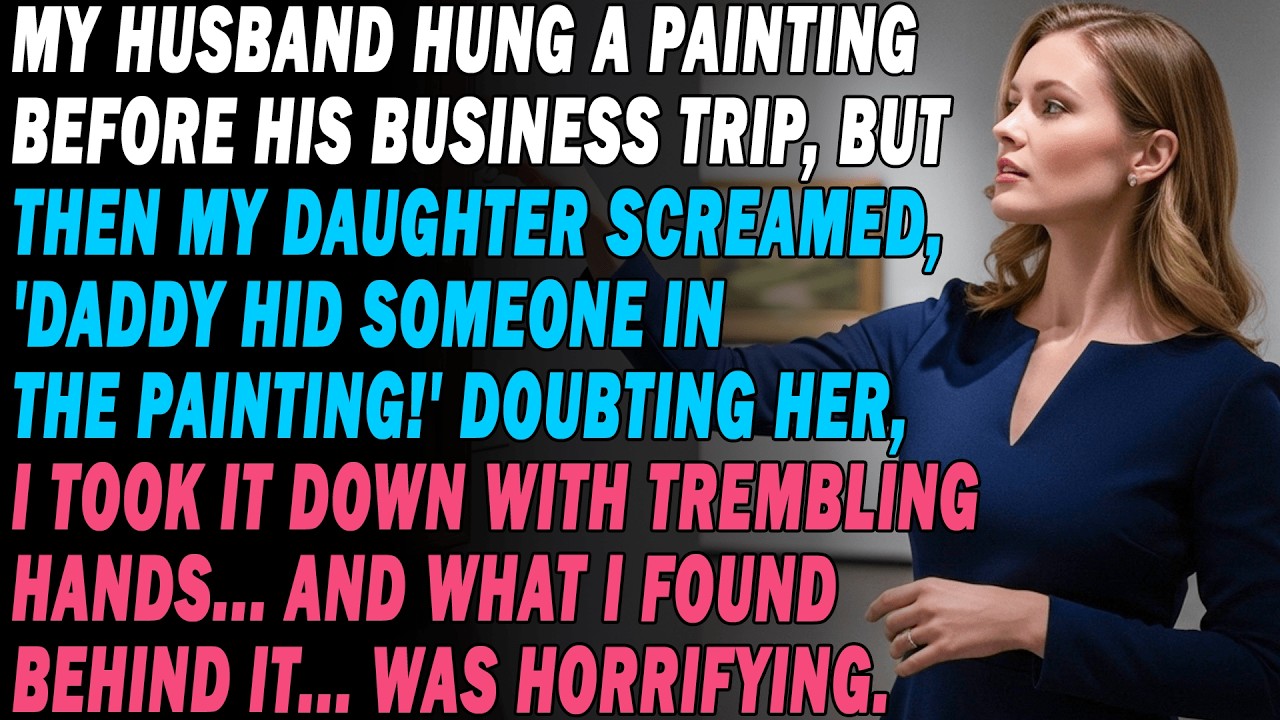 My Husband Hung A Painting🖼️My Daughter Cried😭'Daddy Hid Someone Inside!' Doubting Her🤔I Trembled..😨