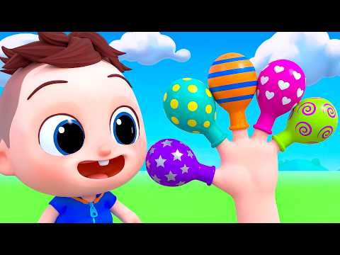 Finger Family Song | Balloon Colors | Kids Songs & Nursery Rhymes by Besty Land