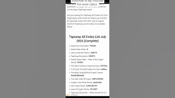 Tapswap All Code | Tapswap All Video Code | Tapswap | Tapswap Code November | TapSwap Today
