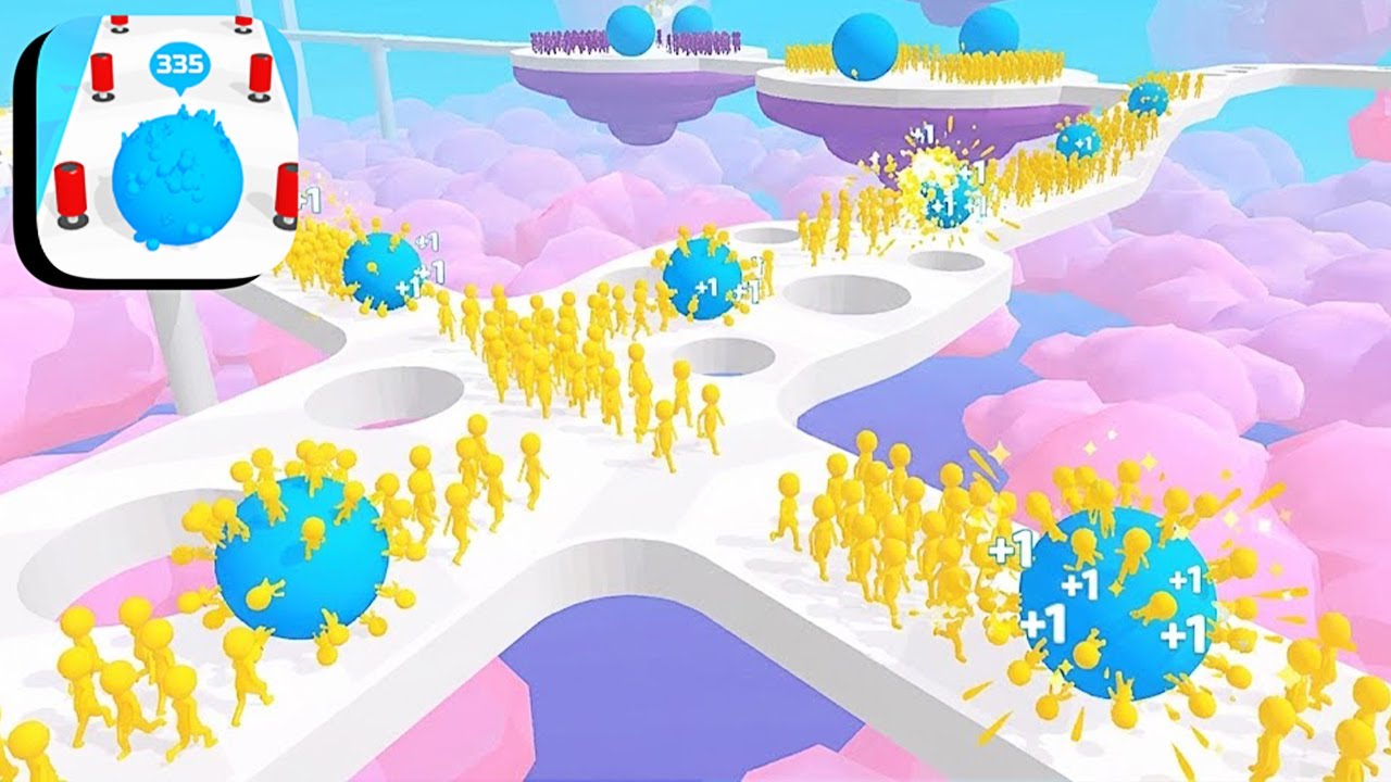 Roll Crowd ​- All Levels Gameplay Android,ios (Part 50 )