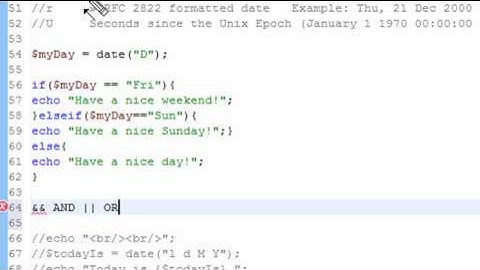 PHP Programming 17 Logical Expressions and Date