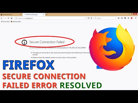 How to fix secure connection failed Mozilla Firefox error | PR_END_OF_FILE_ERROR  [Resolved]