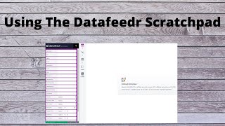 Using The Datafeedr Scratchpad