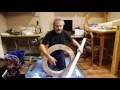 How to make a shaman drum (buben) part 1 - как сделать бубен, часть 1