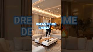 Luxury Living Room Design 😍 | Modern False Ceiling & Warm Lighting Ideas | Dream Home Interior #home