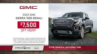 New 2022 Sierra 1500 Denali - $7,500 off the MSRP in Houston, TX | Sterling McCall Buick GMC
