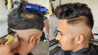1 Number Laga Kar Cutting Ko Mixing Kaise Kare Two Side Haircut For Men Step By Step Tutorial