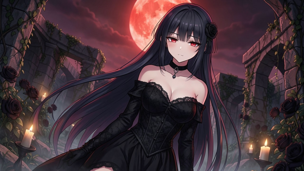 【AI J-Rock Music】深淵の庭｜anime-style / concept visual【AI Un-Cover Music】