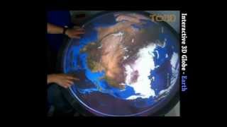 Multi-touch Round Table (多點觸控圓桌) マルチタッチ円卓 - Interactive 3D Earth