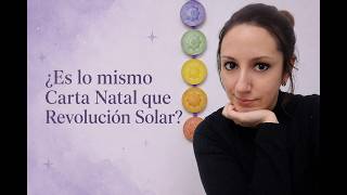 ¿Qué diferencia hay entre Carta Natal y Revolución Solar? #astrologia #cartanatal #revolucionsolar