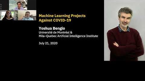 Yoshua Bengio: Machine Learning Projects Against COVID-19