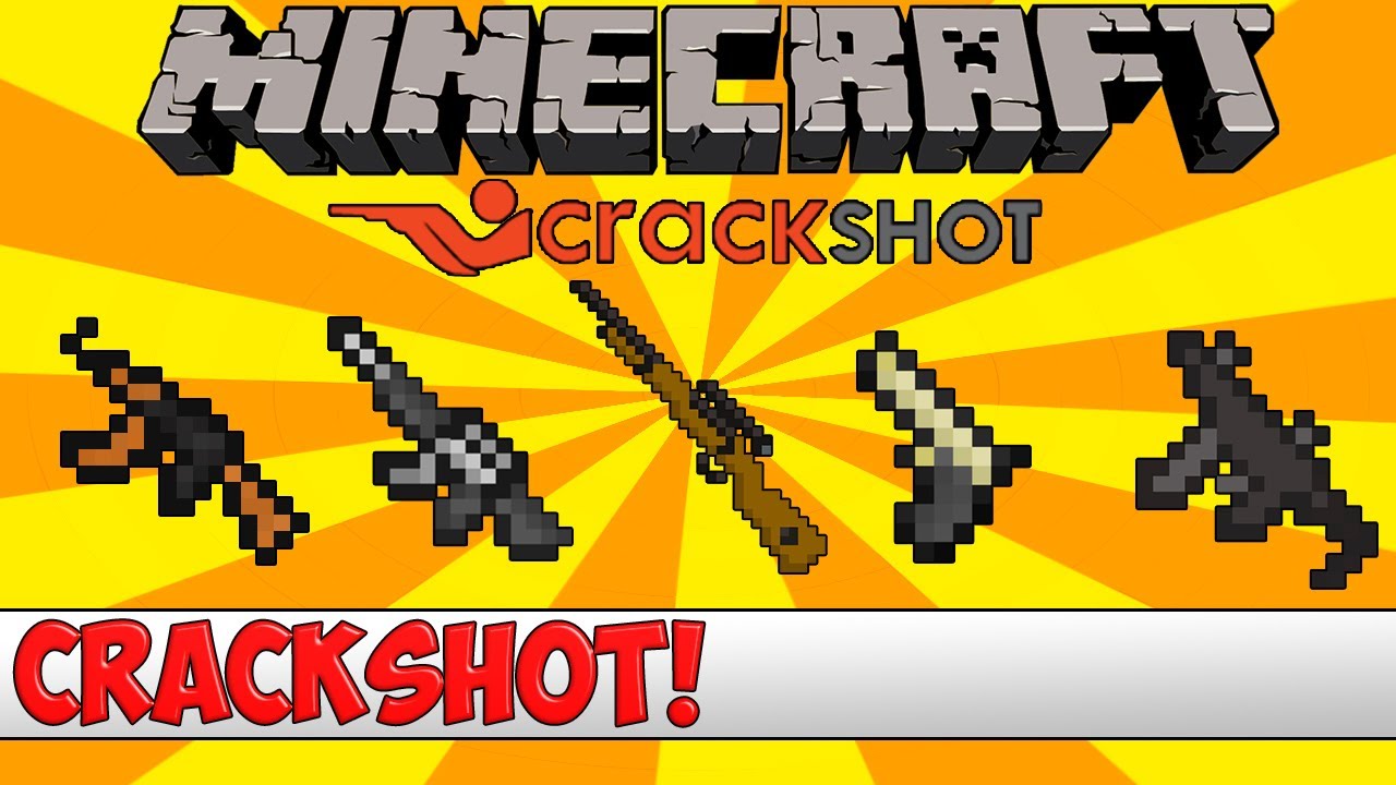 Minecraft Bukkit Plugin Crackshot Guns Tutorial Youtube