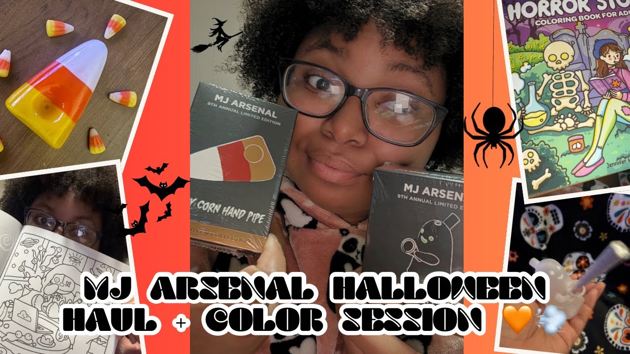 MJ Arsenal Halloween Haul + Cozy Smoke & Color Session 🧡💨