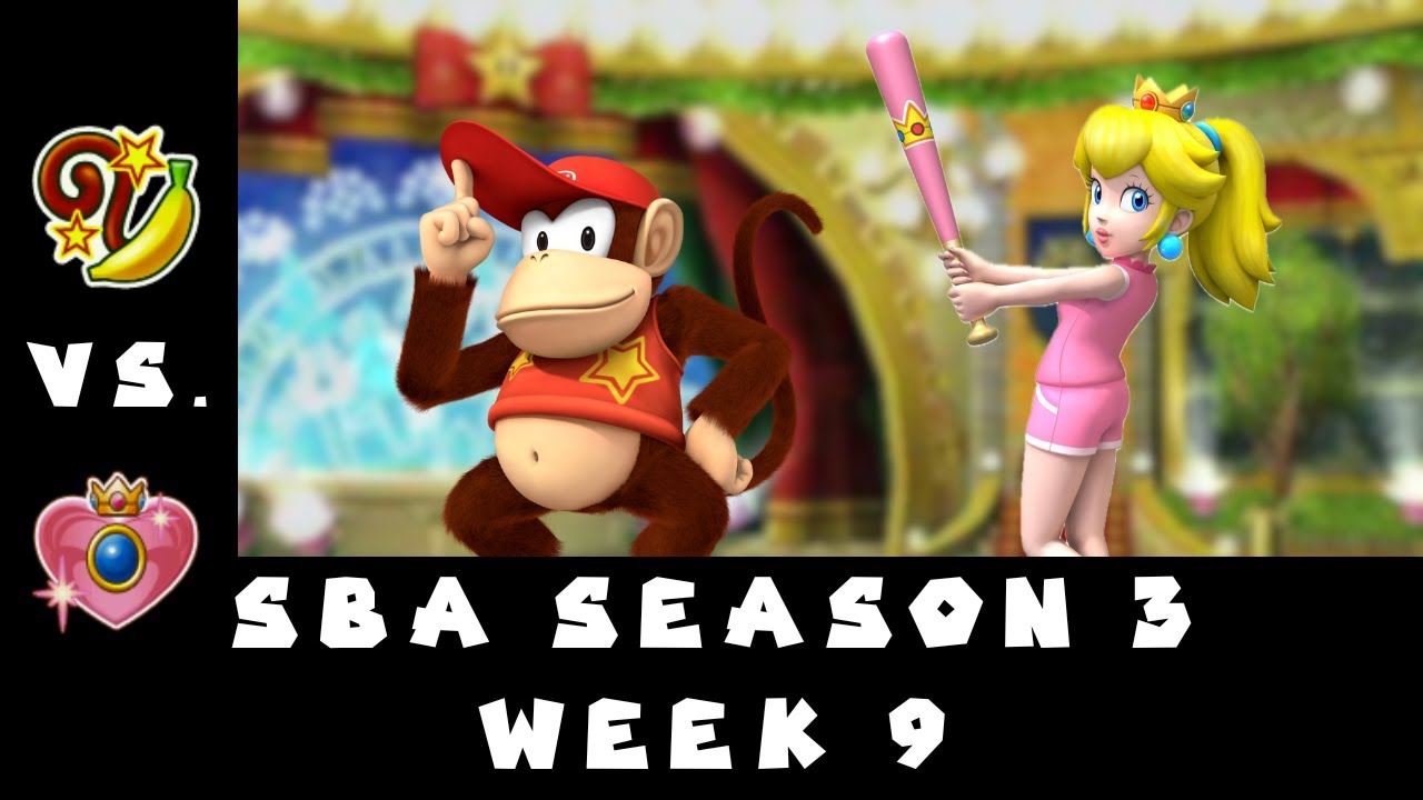 SBA S3 Week 9: Diddy Monkeys vs. Peach Monarchs
